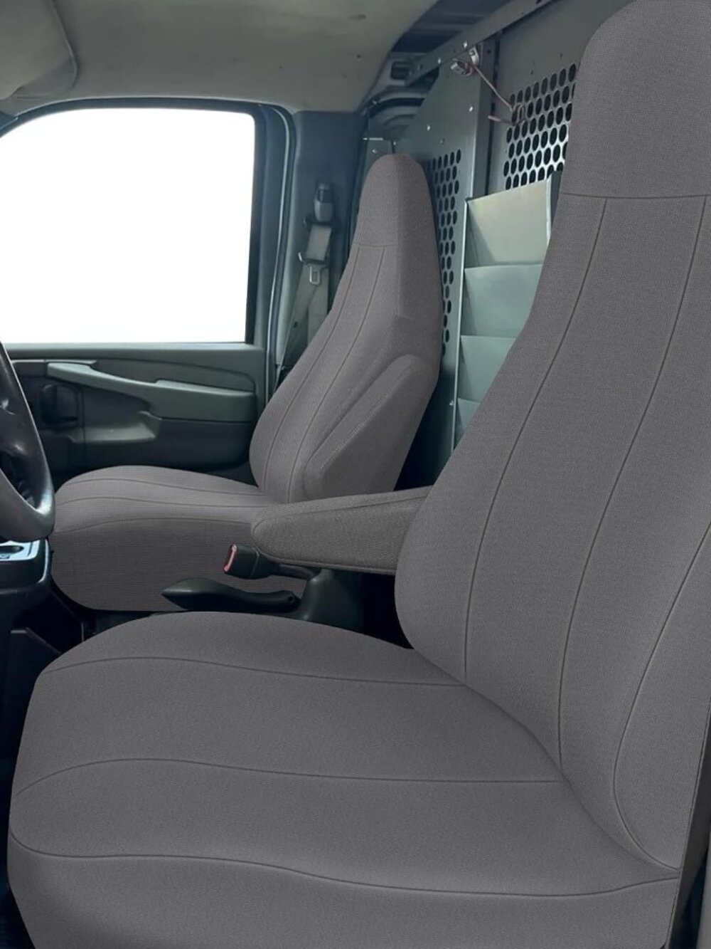 Front Seat Covers Sets Replace for 1996-2009 Chevy Express and GMC Savanna Capta
